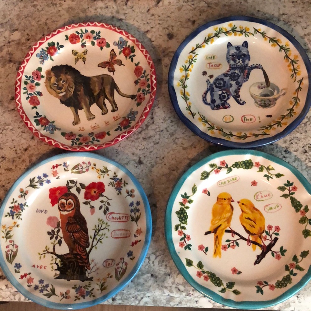 Anthropologie Nathalie Lete plates